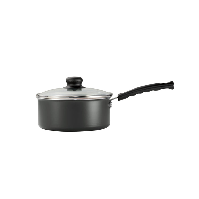 10 Piece Ceramic Nonstick Cookware Set, Steel Gray