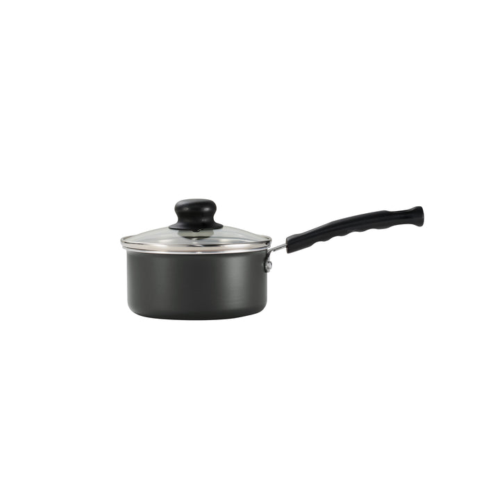 10 Piece Ceramic Nonstick Cookware Set, Steel Gray
