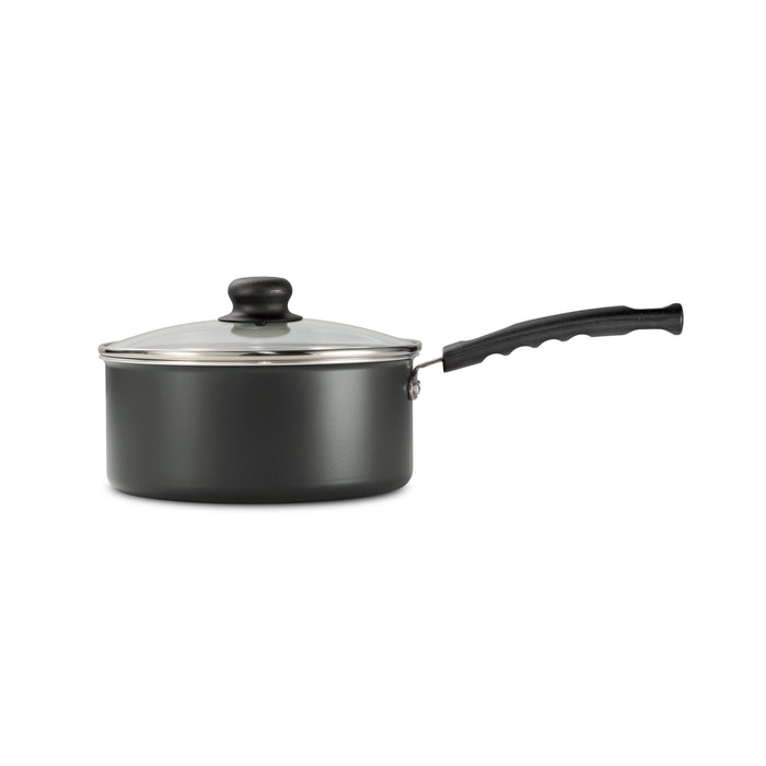 10 Piece Ceramic Nonstick Cookware Set, Steel Gray