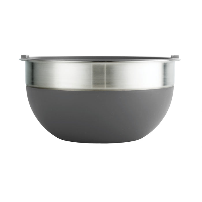 10 Piece Covered Stainless Steel and Silicone Mixing Bowl Set