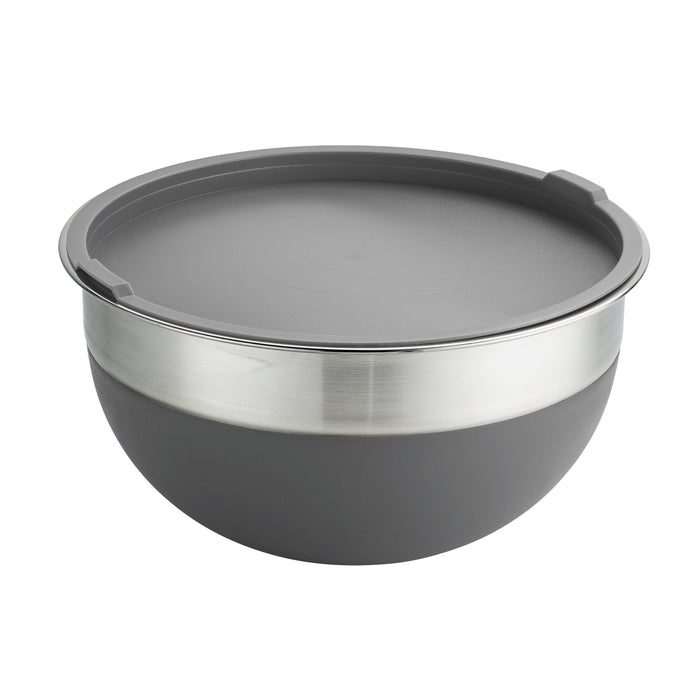 10 Piece Covered Stainless Steel and Silicone Mixing Bowl Set