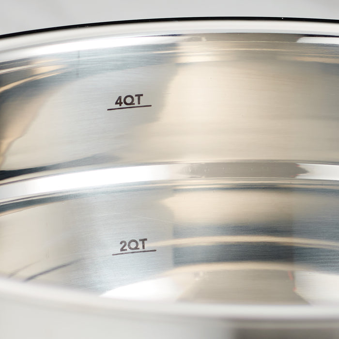 10 Piece Covered Stainless Steel and Silicone Mixing Bowl Set