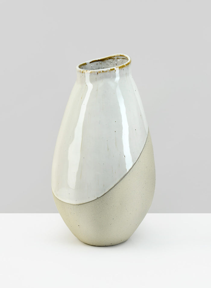 10.25in Tall Akazu Earth Vase Decor Jamali Garden