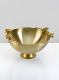 10in Wide Kamran Large Serving Metal Bowl Decor Jamali Garden