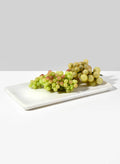 11in Long Stenomakros White Marble Tray Decor Jamali Garden