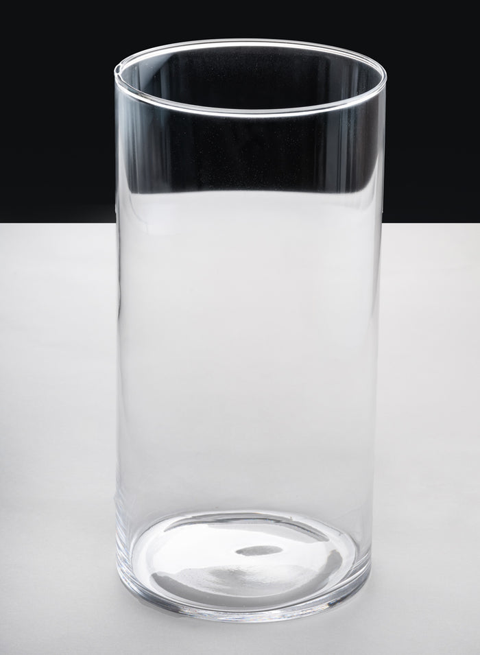 12in Tall Best Value Glass Cylinder Vase, Set of 6 Decor Jamali Garden