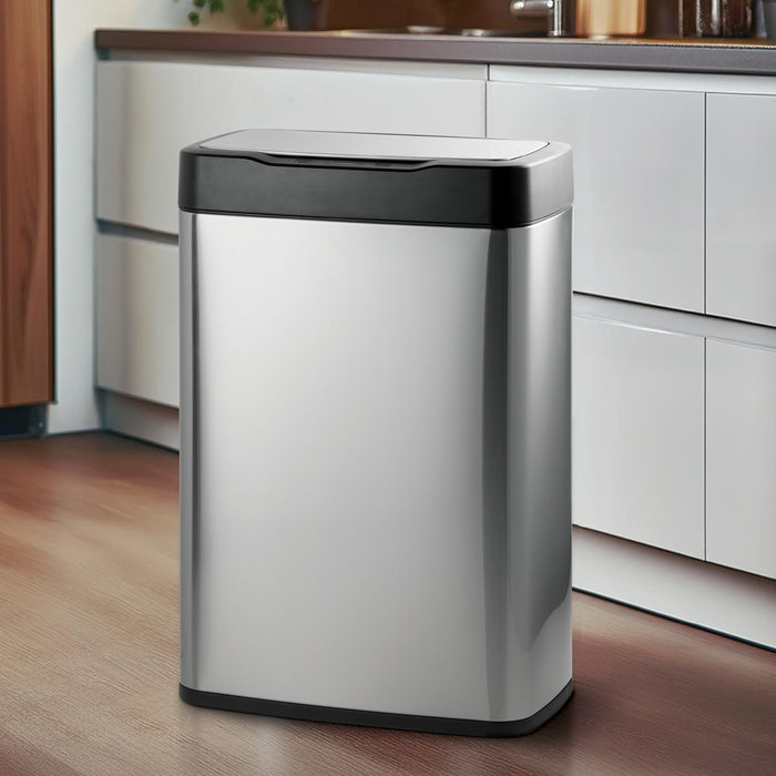 13 Gallon Stainless Steel Sensor Bin