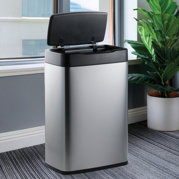 13 Gallon Stainless Steel Sensor Bin
