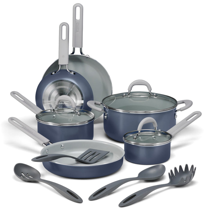 13-Piece Everyday Ceramic Nonstick Cookware Set