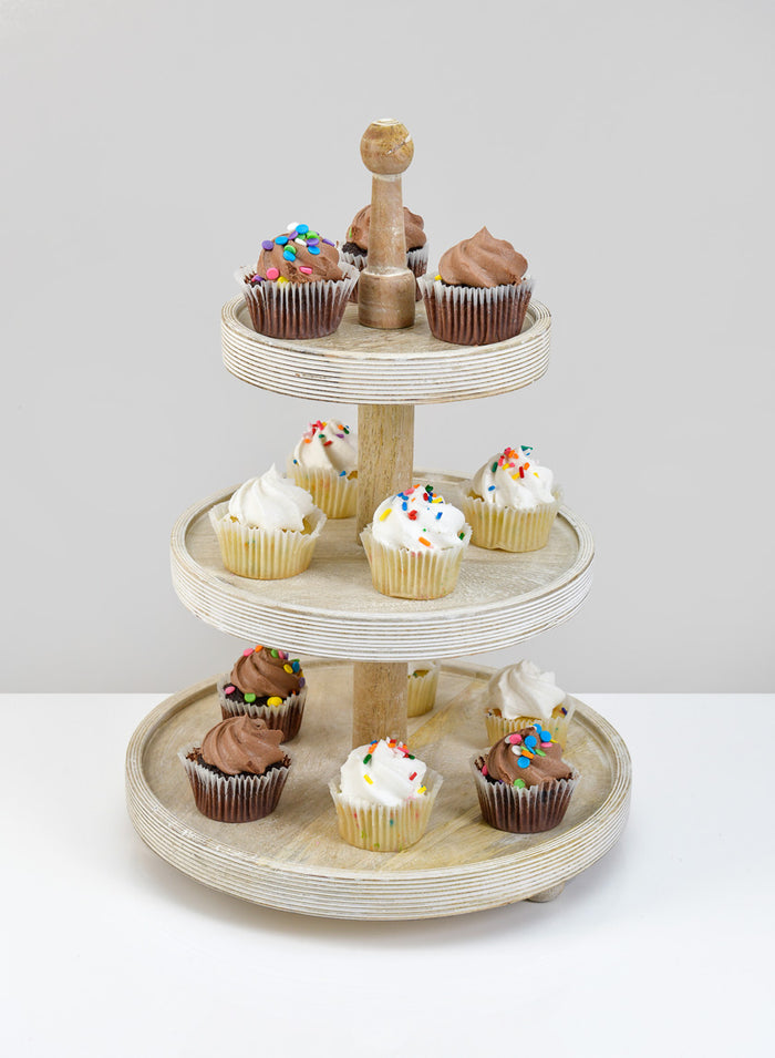13.5in Tall 3-Tier La Boheme Mini Stand Decor Jamali Garden