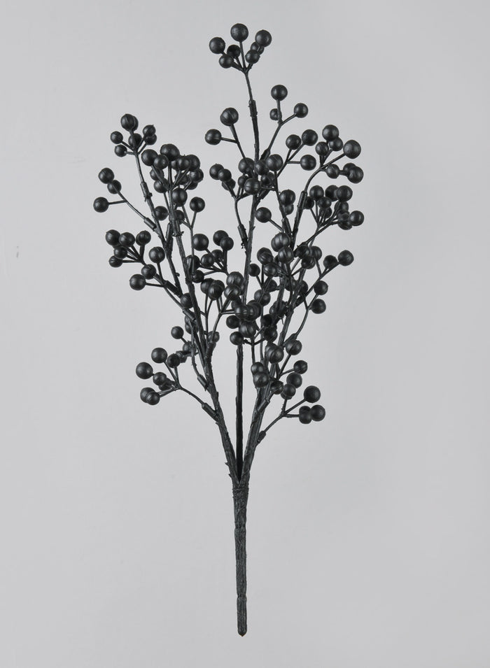 14in Long Black Holly Fruit Bush, Case of 12 Decor Jamali Garden