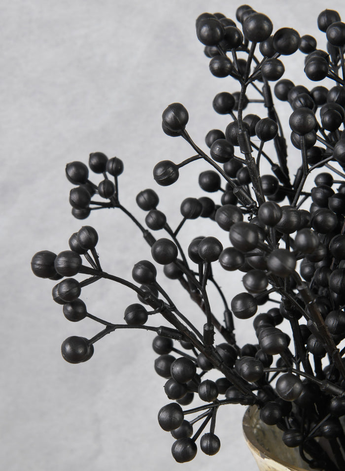 14in Long Black Holly Fruit Bush, Case of 12 Decor Jamali Garden