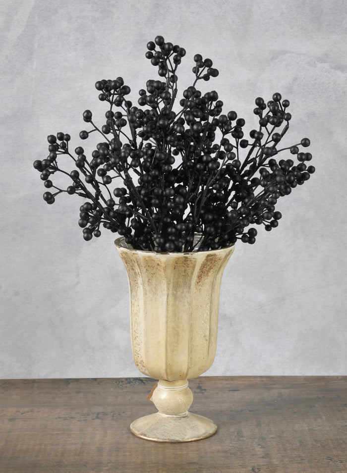 14in Long Black Holly Fruit Bush, Case of 12 Decor Jamali Garden