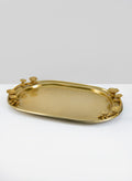 14in Long Kamran Metal Tray Decor Jamali Garden