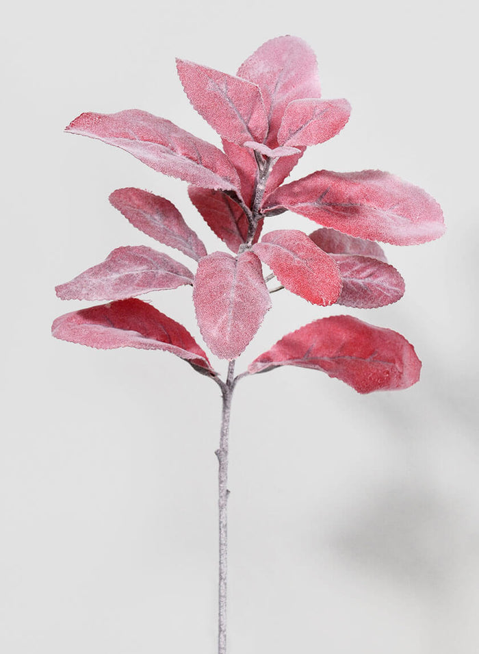 14in Long Red Lamb's Ear Spray, Case of 12 Decor Jamali Garden