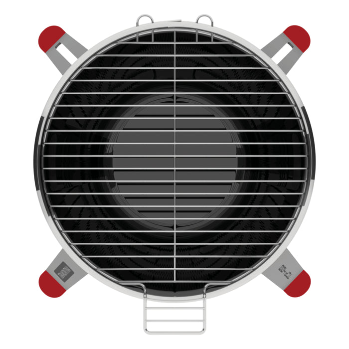 15.5 in Stainless Steel Round BBQ Charcoal Grill with Stand