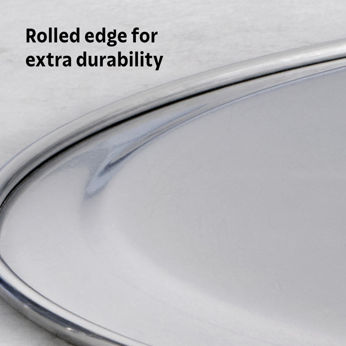 16 Inch Professional Grade Aluminum Pizza Pans - 2 Pk