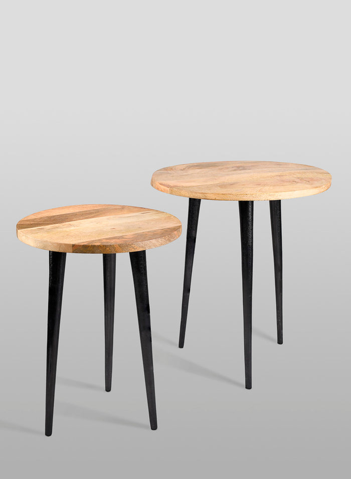 16in Soho Wood Table Decor Jamali Garden