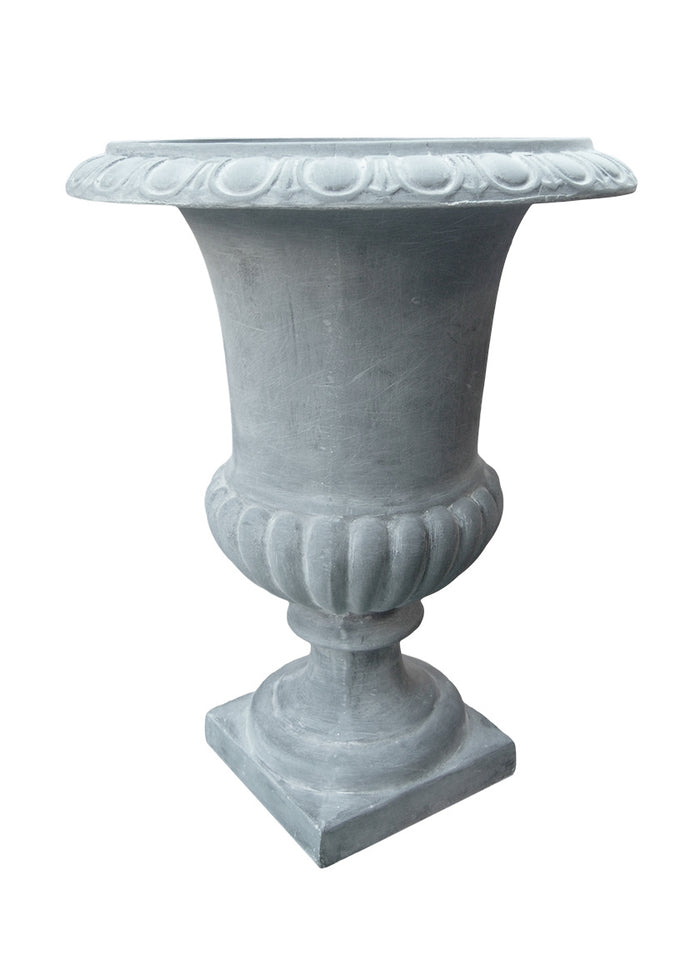 18in Tall Zinc Urn Decor Jamali Garden
