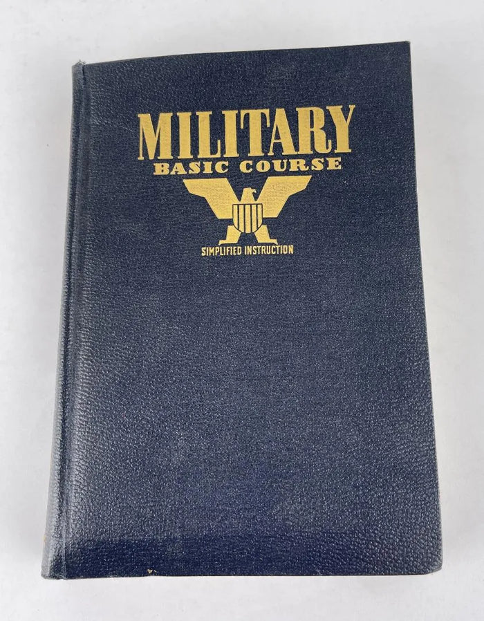 1940 Military Basic Course Instruction Book