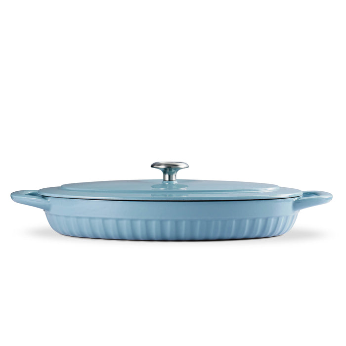 2 Piece Cast Iron Au Gratin Dish