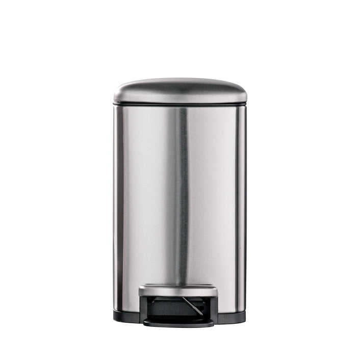 2 Pk-1.6 Gallon Step Trash Cans