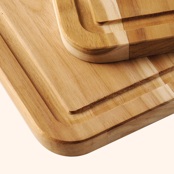 2 PK Teak Cutting Board Set