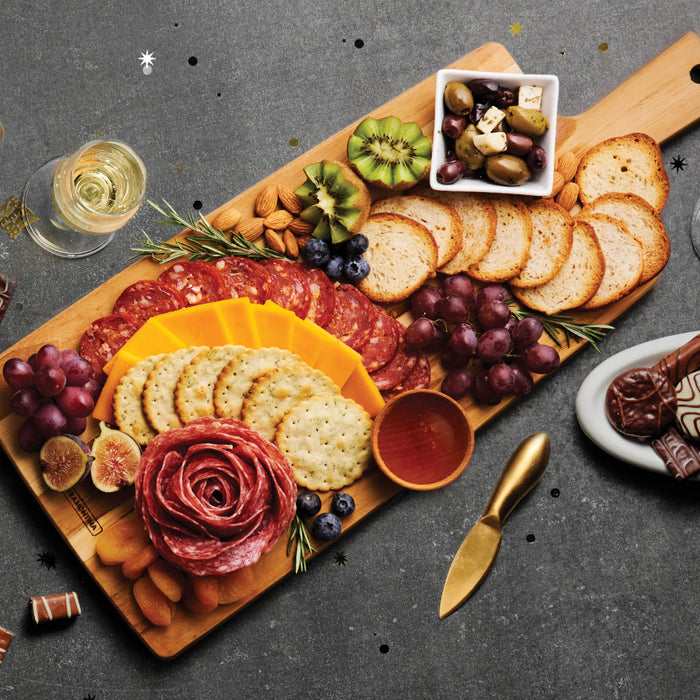 24 Inch Large Charcuterie Board - Teak