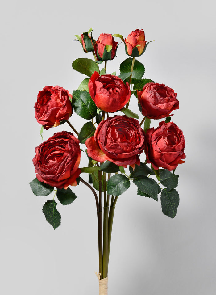 24in Long Red Roses Bouquet, Case of 12 Decor Jamali Garden
