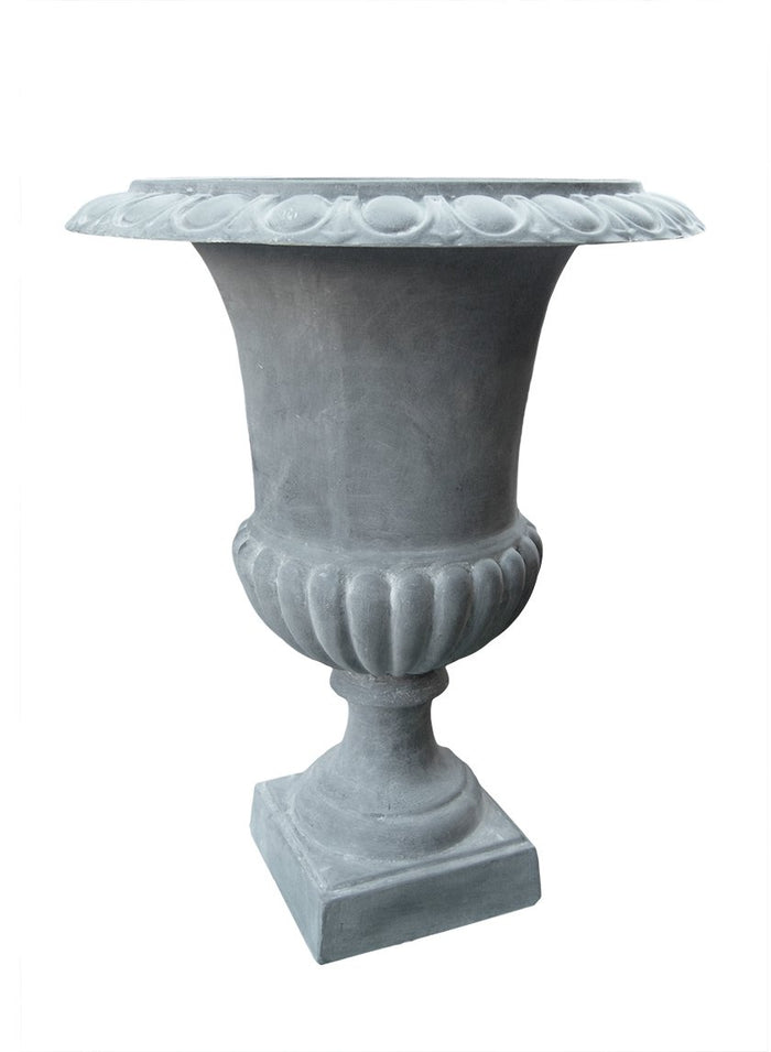 24in Tall Zinc Urn Decor Jamali Garden