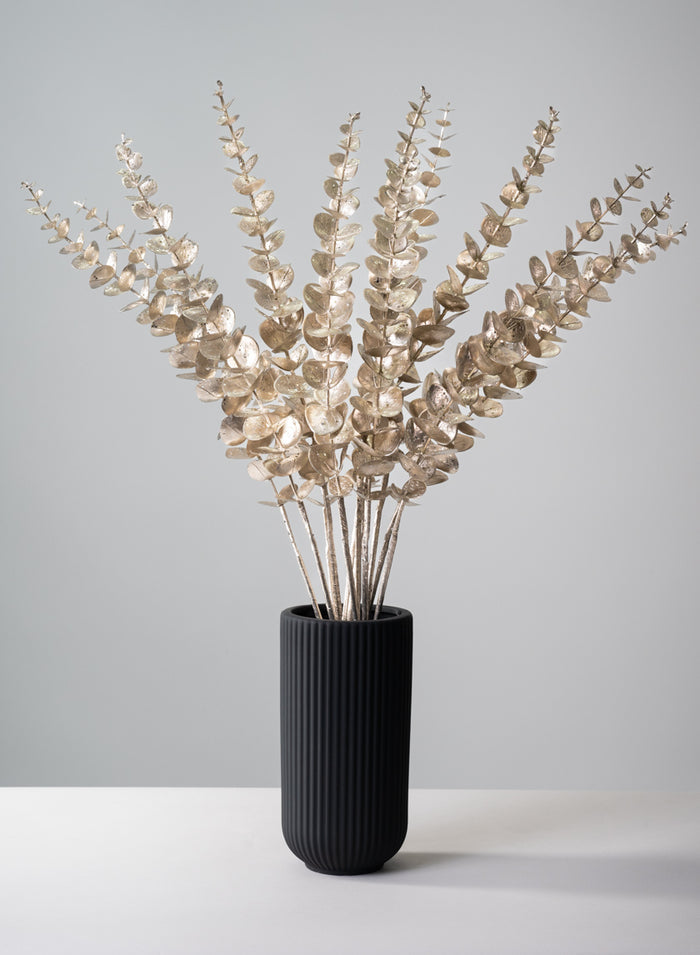 25in Long Champagne Eucalyptus Spray Decor Jamali Garden