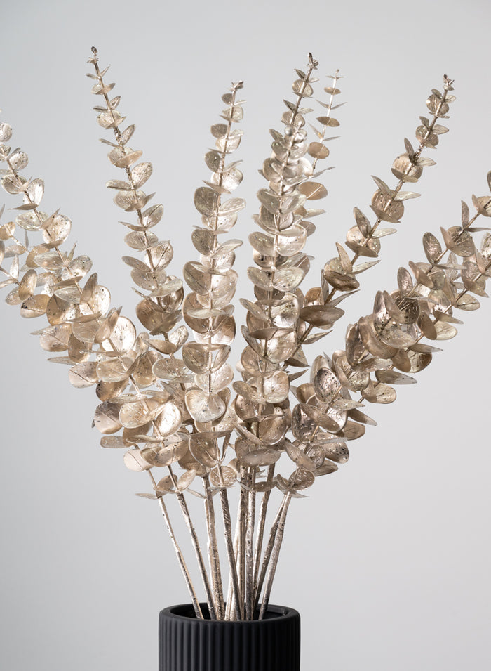 25in Long Champagne Eucalyptus Spray Decor Jamali Garden
