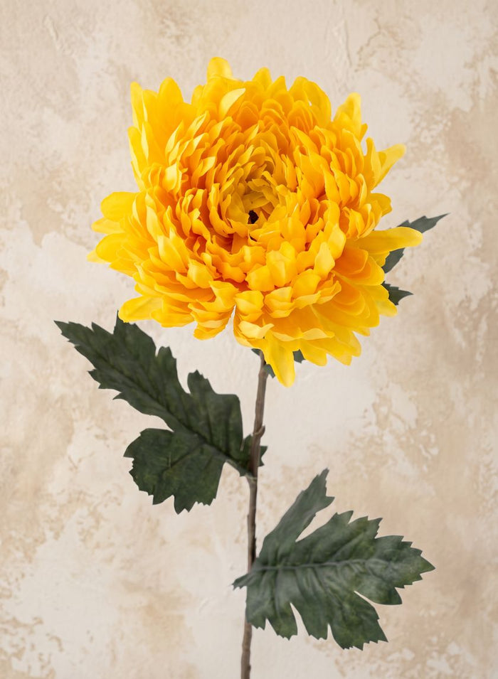 28in Tall Spider Mum, Autumn Yellow, Case of 12 Decor Jamali Garden