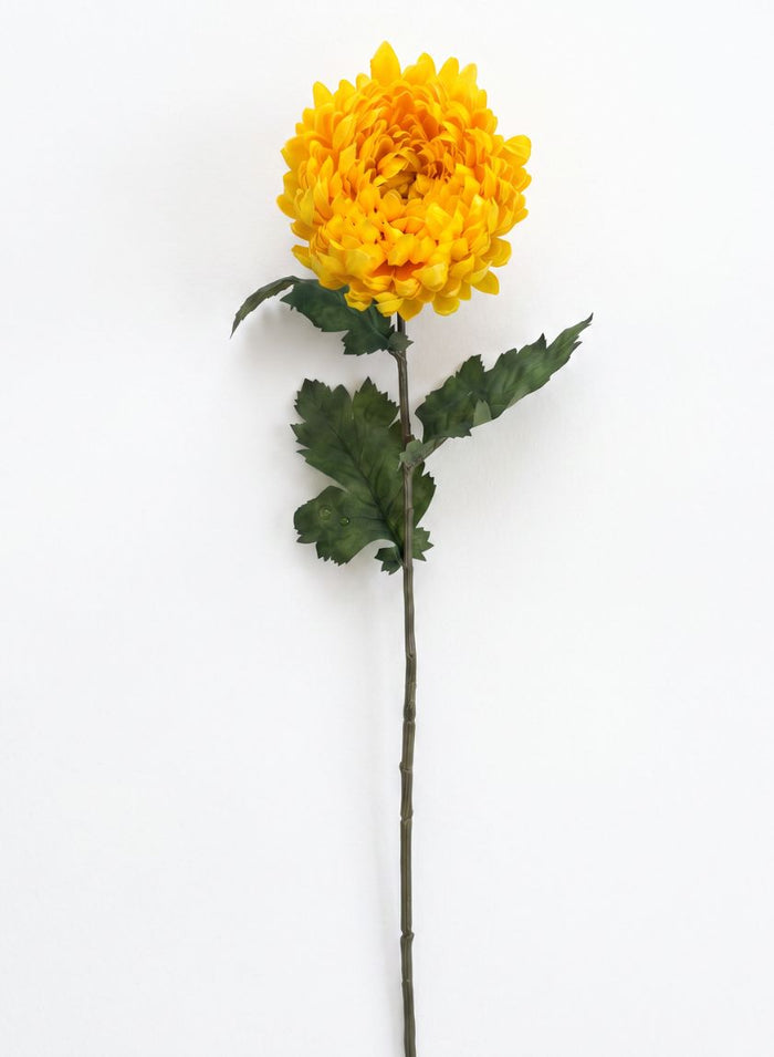 28in Tall Spider Mum, Autumn Yellow, Case of 12 Decor Jamali Garden