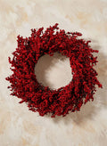28in Wide Redberry Wreath Decor Jamali Garden
