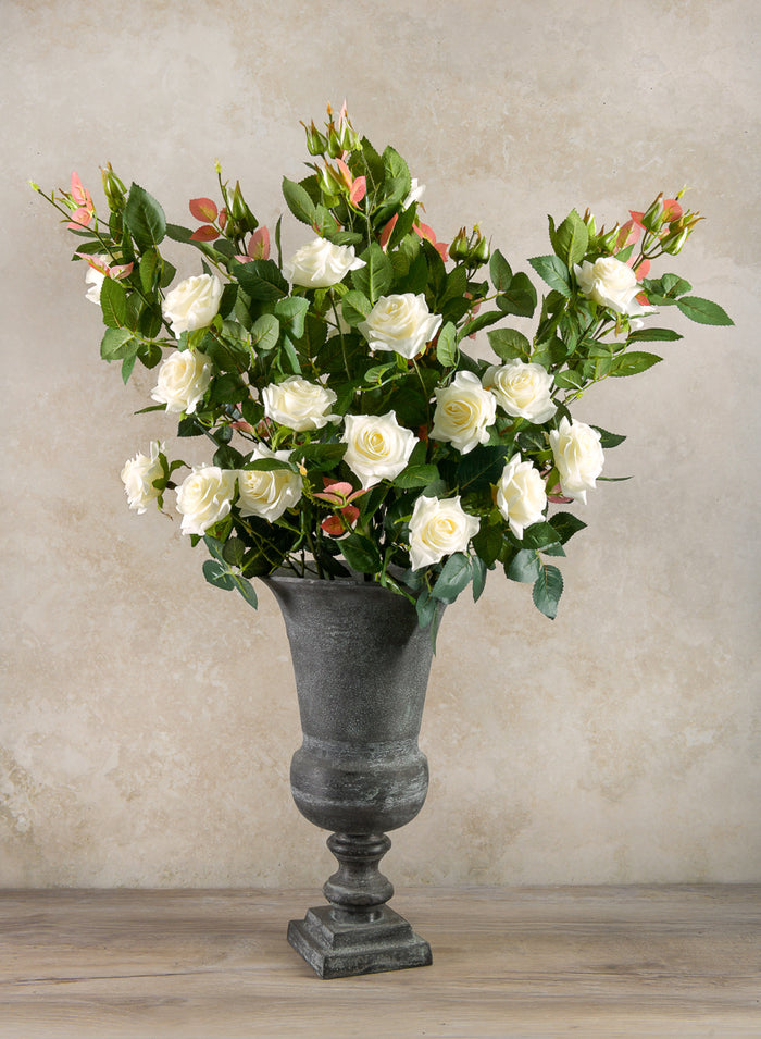 31in Long British Garden Rose Blooming Stem, Case of 12 Decor Jamali Garden