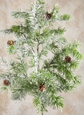 33in Long Frosted Spray Decor Jamali Garden