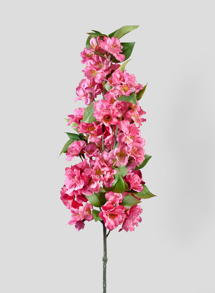 33in Long Pink Cherry Blossom Spray, Case of 6 Decor Jamali Garden