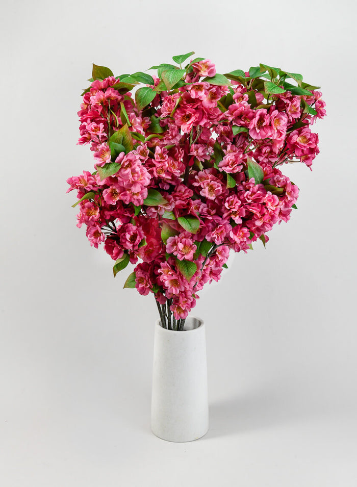 33in Long Pink Cherry Blossom Spray, Case of 6 Decor Jamali Garden
