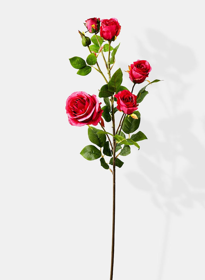 38in Long Pink Zhen Hui Rose Spray, Case of 6 Decor Jamali Garden