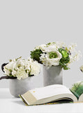 4 1/4in Tall Cement Fishbowl Vase Decor Jamali Garden