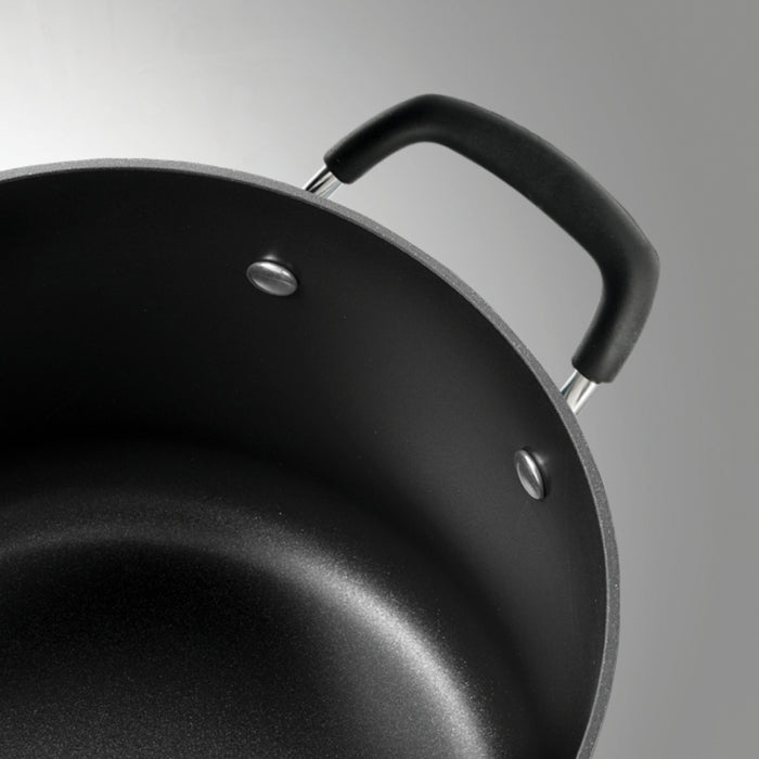 4-Piece Nonstick Stock Pot Set (8 quart and 12 quart)