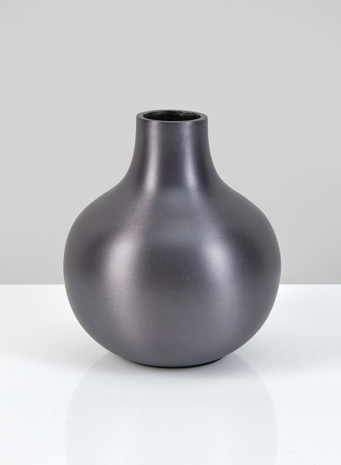 4.5in Tall Oviedo Platinum Mini Vase Decor Jamali Garden