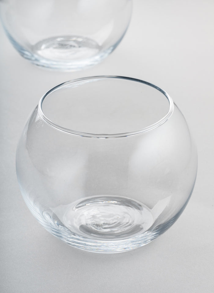 4.75in Wide Best Value Glass Fishbowl, Set of 12 Decor Jamali Garden