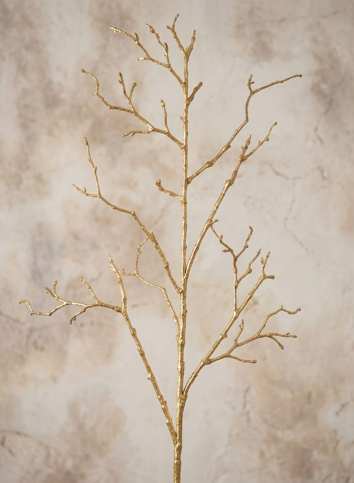 47in Long Glitter Painted Twig Branch Decor Jamali Garden