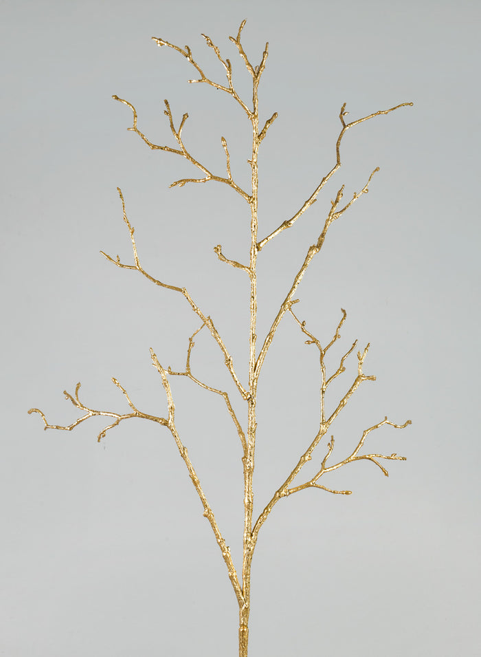 47in Long Glitter Painted Twig Branch Decor Jamali Garden