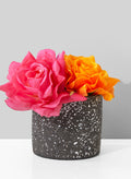 4in Tall Black Terrazzo Bowl Decor Jamali Garden