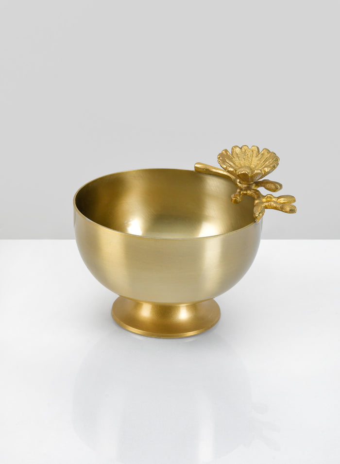 4in Wide Kamran Small Serving Metal Bowl Decor Jamali Garden