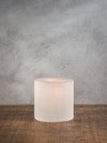 4in Wide Moroccan Selenite Trunk Votive Decor Jamali Garden