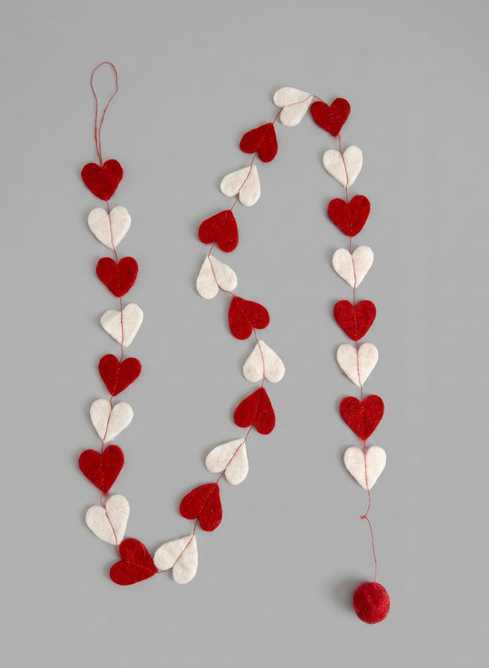 55in Long Mini Heart Garland Decor Jamali Garden
